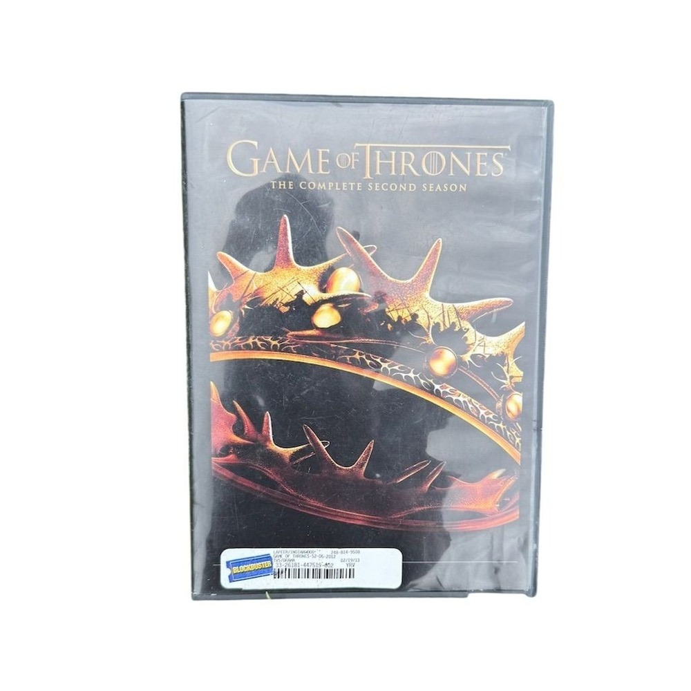 Game of Thrones Season 2 disc 5 episodes 9 & 10 Blu-ray/DVD Fantasy Drama Series